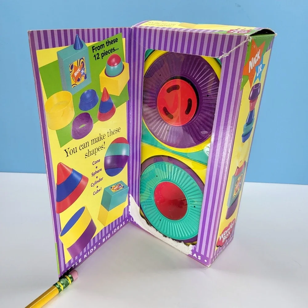 Nick Jr Hasbro Wonder Box‎ Playskool Preschool Learning Cube Stack Nickelodeon